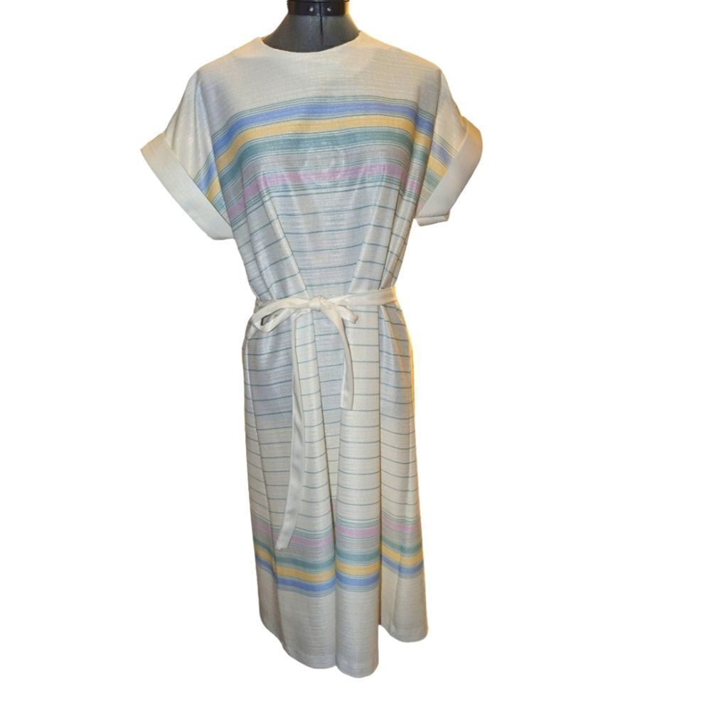 Vintage E'Toile pastel rainbow dress kawaii